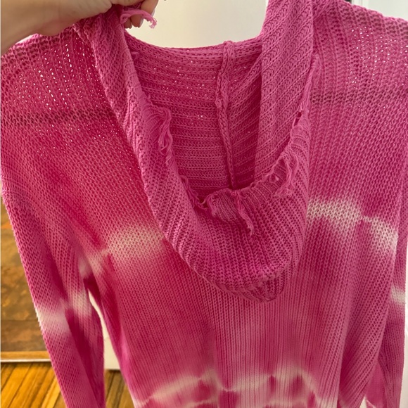 Pink Tie-Dye Sweater - Picture 3 of 5